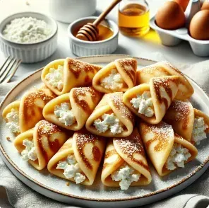 
            
                Мини-блинчики с зернистым творогом - купить онлайн
            
            
        