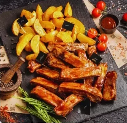 
            
                Ребра BBQ - Купить онлайн, вкусное мясо с картофелем
            
            
        