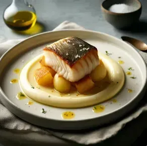 
            
                Конфитированная треска с картофельным кремом
            
            
        