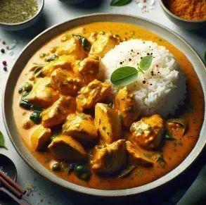 
            
                Тайский карри с курицей и рисом
            
            
        