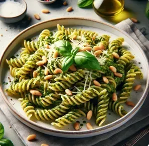 
            
                Паста с песто и кедровыми орехами
            
            
        