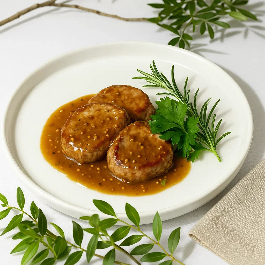 
            
                Медальоны из свинины в медово-горчичном соусе - Закажите онлайн, Вкусное дополнение к вашему столу
            
            
        