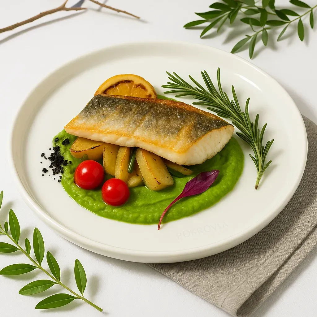 
            
                Изысканное филе судака с зелёным пюре - Закажите онлайн, Вкусное дополнение к вашему столу
            
            
        