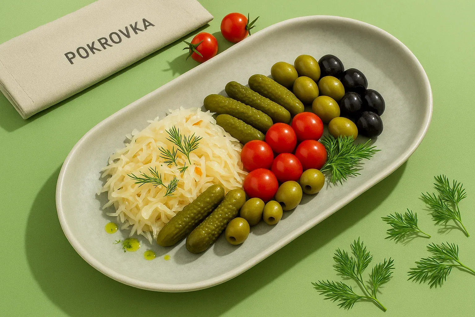 
            
                Заказать ассорти солений - классическая закуска к столу
            
            
        