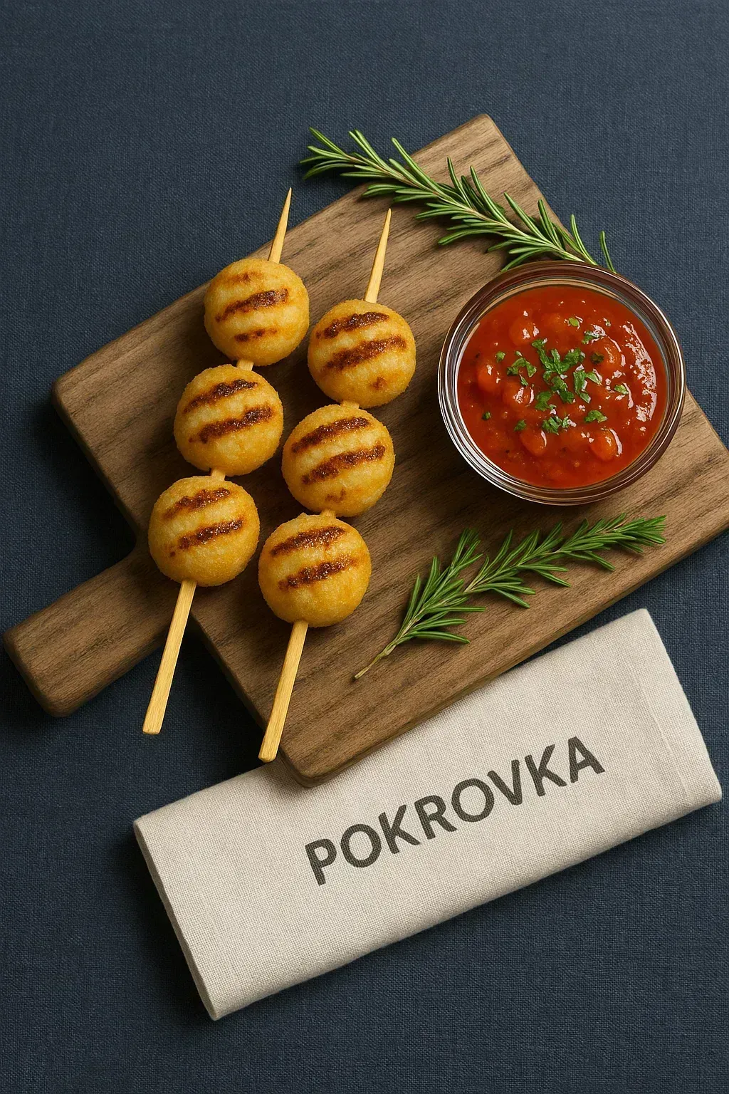 
            
                Картофельные крокеты с кетчупом - вкусная закуска для любого стола.
            
            
        