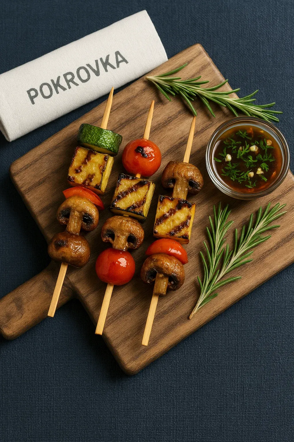 
            
                Мини шашлычки из овощей с шампиньонами
            
            
        